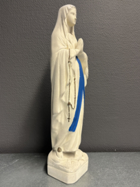 Heiligenbeeld Maria O.L.V. van Lourdes, beton, 37cm (3)