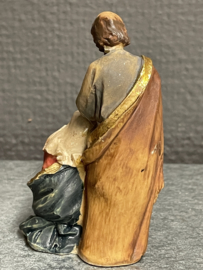 Kerstgroep, Jozef, Maria en los kindje Jezus, resin, 8 cm (9)