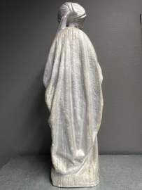 Heiligenbeeld Maria Magdalena met zalfpot, 57 cm, gips, 1930  (10)