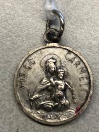 Devotiemedaille Antonius van Padua en Maria OLV van Carmel, 2 cm