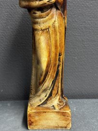 Heiligenbeeld Maria met Kind Jezus – Gips, ca. midden 20e eeuw