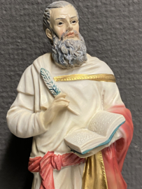 Beeld Heilige Marcus Evangelist, 20 cm, resin, (2)