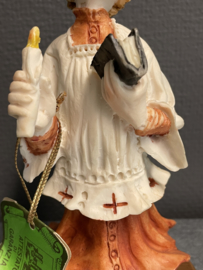 Misdienaar, acoliet, 19 cm, Capodimonte stijl. (7)