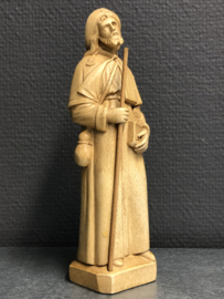 Heiligenbeeld Jacobus de Meerdere / Santiago de Compostella, gips, 20 cm (4)