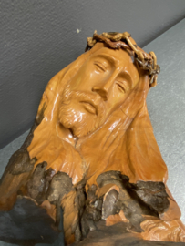 Ecce Homo / Christus 30 cm, Olijfhout (3)