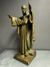 Beeld Heilig Hart van Jezus – Gips, Gerard Linssen, ca. 1930