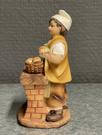 Santon, Resin, 9 cm, bakker (9)