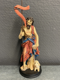 Heiligenbeeld Johannes de doper, resin, 16cm (2)