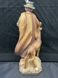 Hubertus, 20 cm, resin (1) (beschadigd)