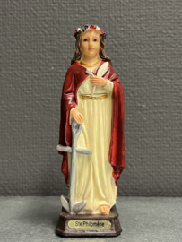 Heiligenbeeld Philomena van Rome, resin, 15 cm (10)