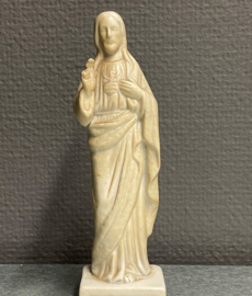 Jezus Heilig Hart, biscuit porselein, 16 cm (1)
