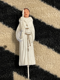 Communicant, taart versiering jaren 30, 9.5 cm, plastic (8)