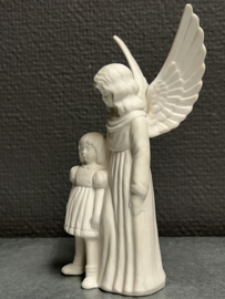 Engelenbeeld beschermengel, handwerk, ongeglazuurd, 15 cm (11)