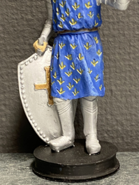 Koning Lodewijk de 9de van Frankrijk, 13cm, resin zwaard beschadigt  (2)