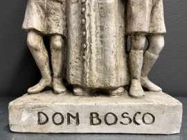 Heiligenbeeld Don Bosco (E. Henrotte), gips, 1955, 50x23 cm