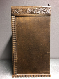 Bijbel kastje, eikenhout, 37 x 20 x 20 cm, zonder sleutel 1900 (G)