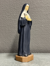 Heiligenbeeld Rita van Cascia,  15 cm resin (10)