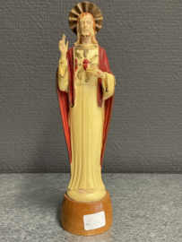 Jezus Heilig Hart, celluloid, 17 cm 1920, (8)