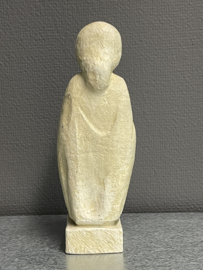 Heiligenbeeld Maria met kind, beton, 25 cm, (5)