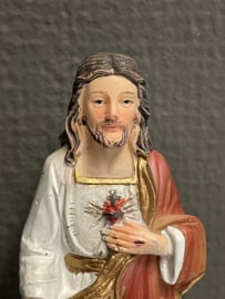 Beeld Jezus Heilig Hart, resin, 12 cm, (2)