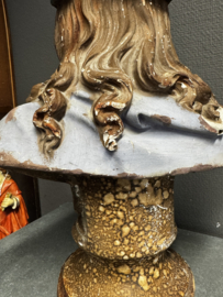 Ecce Homo – polychroom borstbeeld van Christus, ca. begin 20e eeuw