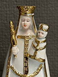 Heiligenbeeld Maria O.L.V van Scherpenheuvel, porselein, 12 cm (7)