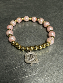 Lourdes Armband roze