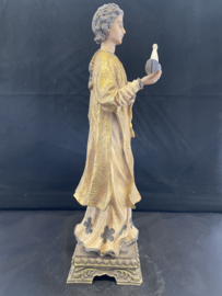 Vincentius van Zaragoza, 26 cm, resin. (5)