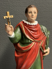 Heiligenbeeld Vitus, 32 cm, gips. (10)