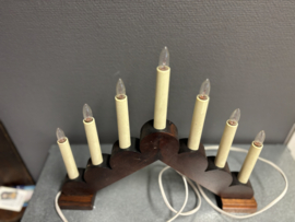 Klassieke elektrische adventskandelaar of kerstboog, 38X33 CM