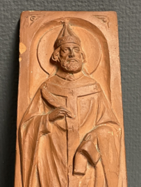 Clemens I, terracotta plaquette 30 x 9 cm (8)