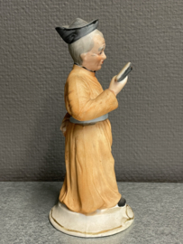 Pastoor, porselein, 18 cm, jaren 50 (10)