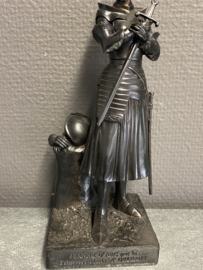 Beeld Heilige Jeanne D`Arc, resin, 21 cm hoog (5)