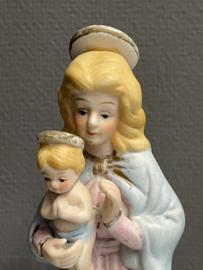 Maria met kind, porselein, 21 cm (8) (beschadigd)
