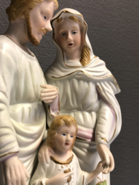 Heiligenbeeld heilige Familie, biscuit porselein, 25 cm (4)