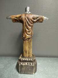 Jezus de Verlosser, gips en metaal. 31 cm (7)