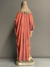 Jezus Heilige Hart beeld, gips, 53 cm, 1900 (10)