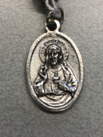 Devotiemedaille Jezus Heilig Hart, 2 cm