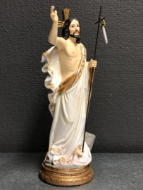 Heiligenbeeld verrezen Christus  , 22cm Resin (4)