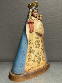 Heiligenbeeld Maria O.L.V Ten Traan (van Kalfort),  gips, 1900, 27cm (2)