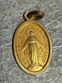 Devotiemedaille Maria Miraculeus, 2.5 CM