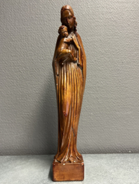 Heiligenbeeld Maria met kind, gebroeders van Paridon, 31cm. (5)