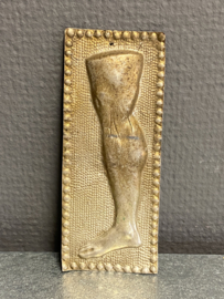 Ex voto, been, 13.5 x 7 cm, zilver