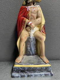 Christus op de koude steen, 30 cm, Malta, (2) (beschadigd)