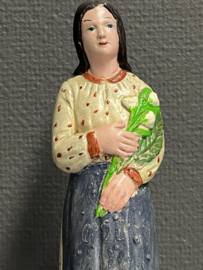 Heiligenbeeld Maria (Goretti), 25 cm, gips (5)