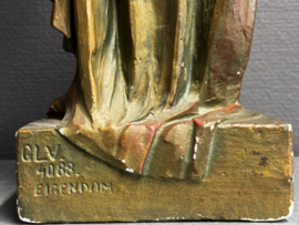 Beeld Heilig Hart van Jezus – Gips, Gerard Linssen, ca. 1930