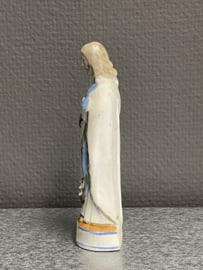 Jezus Heilig Hart 13 cm, biscuit porselein voor 1900 (1)