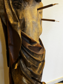 Sebastiaan, terracotta, 90 cm, 19e eeuw