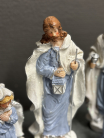 Kerstgroep 10 delig, max hoogte 18 CM, resin