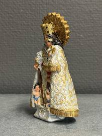 Heiligenbeeld Maria OLV van Valencia,  resin, 10 cm (4)